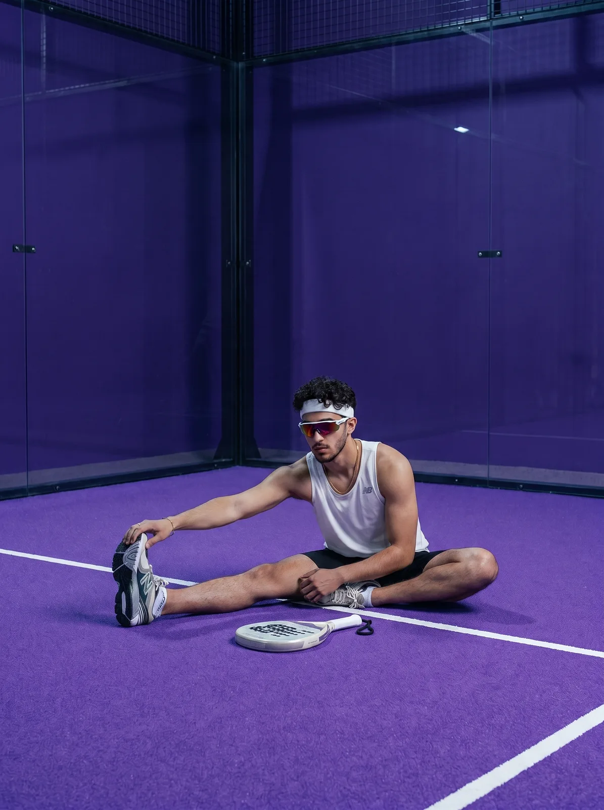 Ballwechsel auf dem padelsmart Court